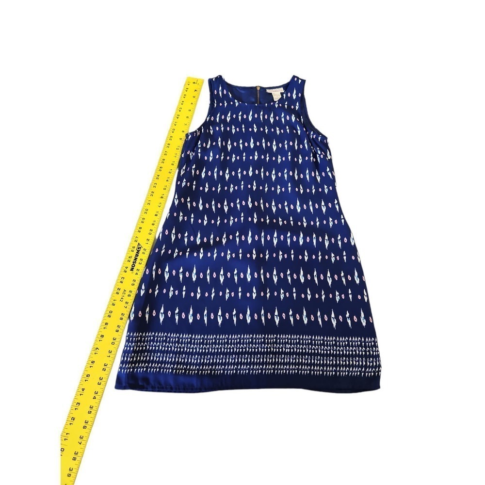 Kenar Women's Navy Blue Shift Dress Sz 2 - Picture 4 of 6